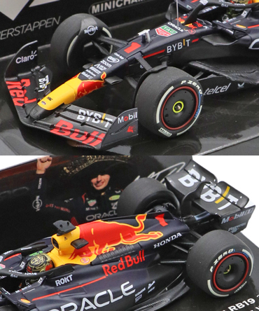 フェルスタッペン別注 ミニチャンプス 1/43スケール オラクル レッドブル レーシング ホンダ RB19 マックス・フェルスタッペン 2023年 メキシコGP 優勝 /ARB/23f1m