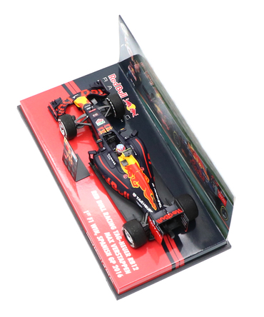 CKモデルカーズ 別注 ミニチャンプス 1/43スケール レッドブル レーシング タグホイヤー RB12 マックス・フェルスタッペン 2016年 スペインGP F1 初優勝 ピットボード付き