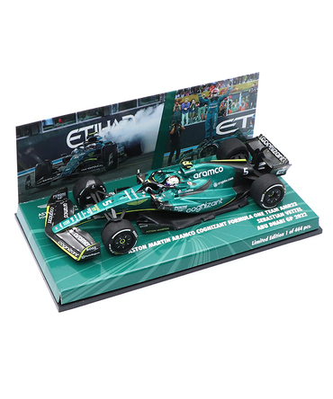 CKモデルカーズ 別注 ミニチャンプス 1/43スケール アストンマーチン アラムコ コグニザント F1チーム AMR22 セバスチャン・ベッテル 2022年 アブダビGP F1ラストレース