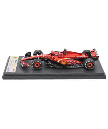 ルックスマート 1/43スケール フェラーリ SF24 シャルル・ルクレール 2024年 サウジアラビアGP 3位入賞/24f1m