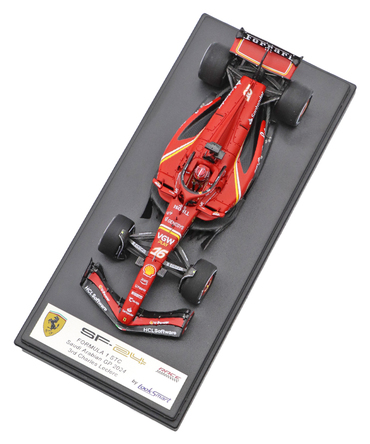 ルックスマート 1/43スケール フェラーリ SF24 シャルル・ルクレール 2024年 サウジアラビアGP 3位入賞/24f1m