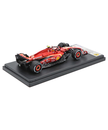 ルックスマート 1/43スケール フェラーリ SF24 カルロス・サインツ 2024年 バーレーンGP 3位入賞/24f1m