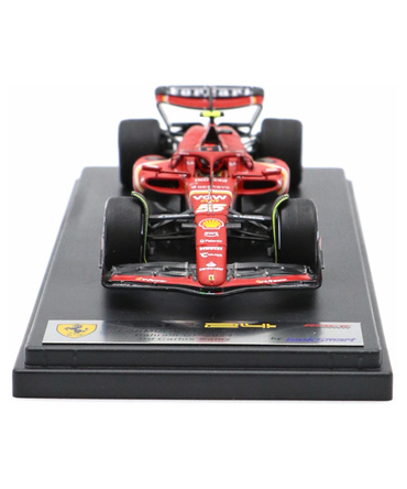 ルックスマート 1/43スケール フェラーリ SF24 カルロス・サインツ 2024年 バーレーンGP 3位入賞/24f1m