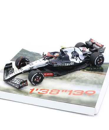 F1速報 別注 スパーク 1/43スケール  スクーデリア アルファタウリ AT04 角田裕毅 2023年 アメリカGP 『The First Fastest Lap』/23f1m