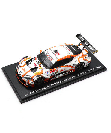 スパーク 1/43スケール au TOM'S GR Supra TGR TEAM au TOM'S NO.36 坪井翔 / 山下健太 スーパーGT 2024年 GT500