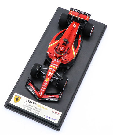 ルックスマート 1/43スケール フェラーリ SF24 シャルル・ルクレール 2024年 オーストラリアGP 2位入賞/24f1m