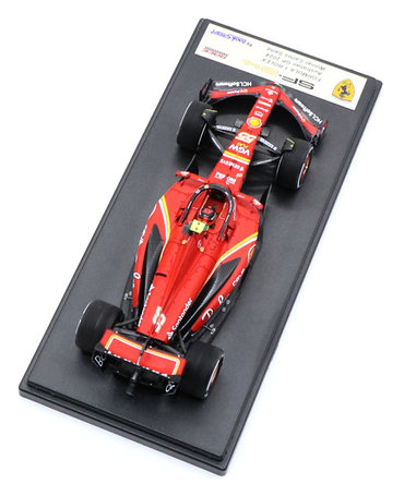 ルックスマート 1/43スケール フェラーリ SF24 カルロス・サインツ 2024年 オーストラリアGP 優勝 /24f1m