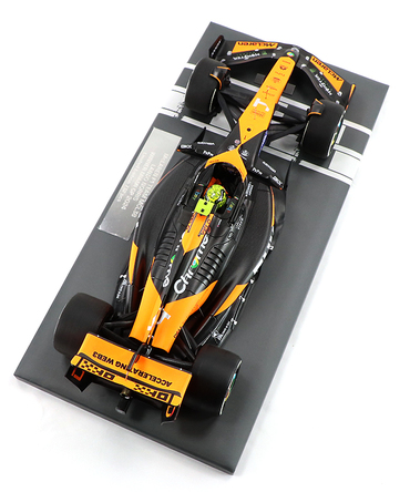 ミニチャンプス 1/18スケール マクラーレン F1 チーム MCL38 ランド・ノリス 2024年 マイアミGP 優勝 /24f1m