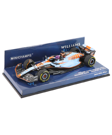 ミニチャンプス 1/43スケール ウィリアムズ レーシング FW45 アレクサンダー・アルボン 2023年 シンガポールGP