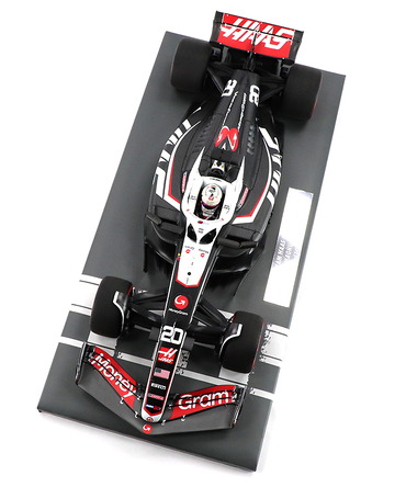 ミニチャンプス 1/18スケール マネーグラム ハース F1 チーム VF-24 ケビン・マグヌッセン 2024年 /24f1m