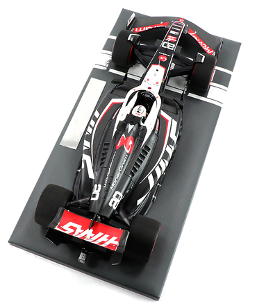 ミニチャンプス 1/18スケール マネーグラム ハース F1 チーム VF-24 ケビン・マグヌッセン 2024年 /24f1m