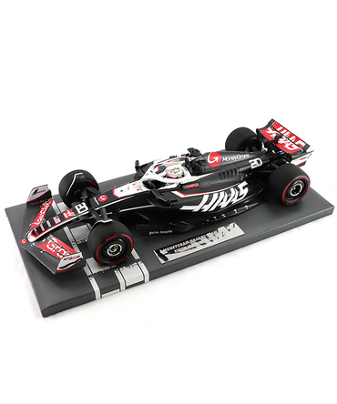 ミニチャンプス 1/18スケール マネーグラム ハース F1 チーム VF-24 ケビン・マグヌッセン 2024年 /24f1m