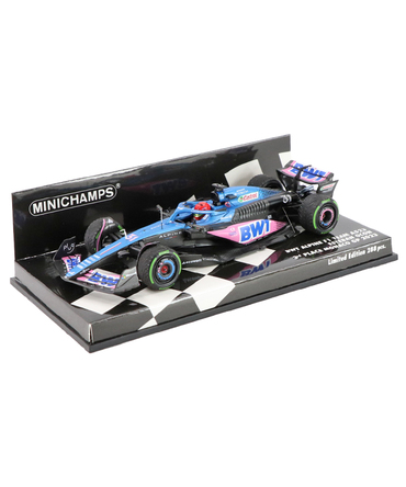 ミニチャンプス 1/43スケール BWT アルピーヌ F1 チーム A523 エステバン・オコン 2023年 モナコGP 3位入賞