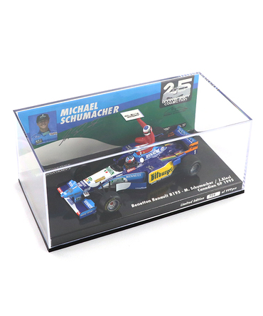 ミニチャンプス 1/43スケール ベネトン ルノー B195 ミハエル・シューマッハー 1995年 カナダGP ライドオン ジャン・アレジ フィギュア付