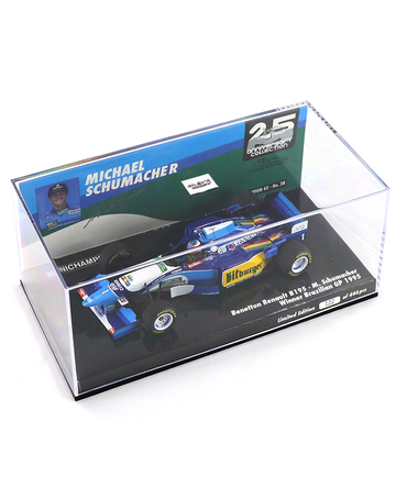 ミニチャンプス 1/43スケール ベネトン ルノー B195 ミハエル・シューマッハー 1995年 ブラジルGP 優勝