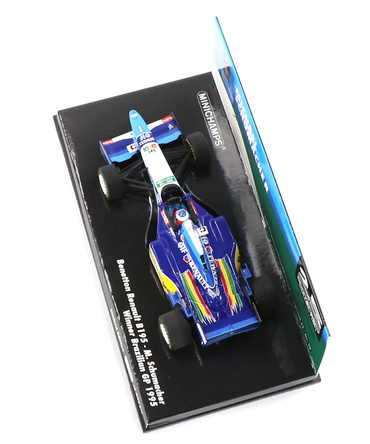 ミニチャンプス 1/43スケール ベネトン ルノー B195 ミハエル・シューマッハー 1995年 ブラジルGP 優勝