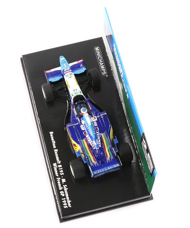 ミニチャンプス 1/43スケール ベネトン ルノー B195 ミハエル・シューマッハー 1995年 フランスGP 優勝