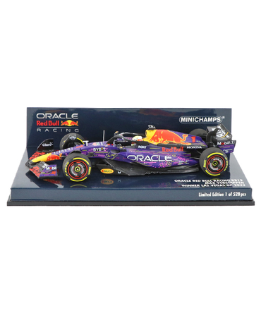 ミニチャンプス 1/43スケール オラクル レッドブル レーシング ホンダ RB19 マックス・フェルスタッペン 2023年 ラスベガスGP 優勝