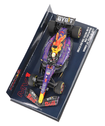 ミニチャンプス 1/43スケール オラクル レッドブル レーシング ホンダ RB19 マックス・フェルスタッペン 2023年 ラスベガスGP 優勝