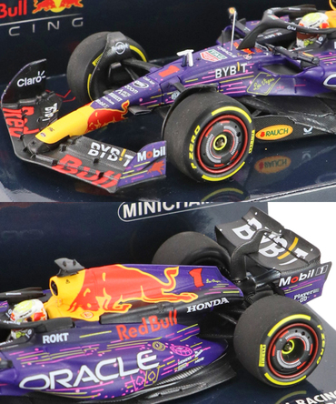 ミニチャンプス 1/43スケール オラクル レッドブル レーシング ホンダ RB19 マックス・フェルスタッペン 2023年 ラスベガスGP 優勝