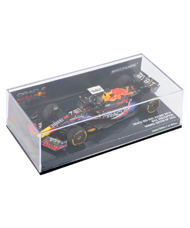 ミニチャンプス 1/43スケール オラクル レッドブル レーシング ホンダ RB19 マックス・フェルスタッペン 2023年 オースティンGP 優勝