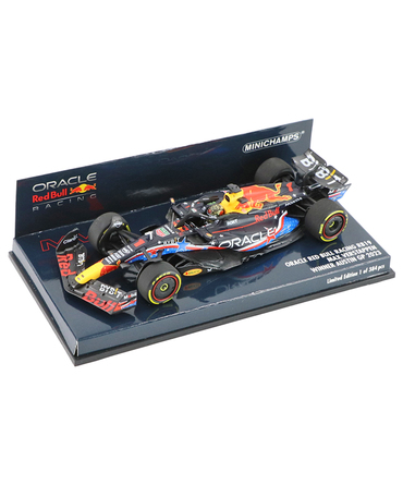 ミニチャンプス 1/43スケール オラクル レッドブル レーシング ホンダ RB19 マックス・フェルスタッペン 2023年 オースティンGP 優勝