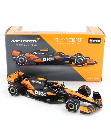 ブラゴ 1/43スケール マクラーレン F1 チーム MCL38 オスカー・ピアストリ 2024年 マイアミGP  /24f1m