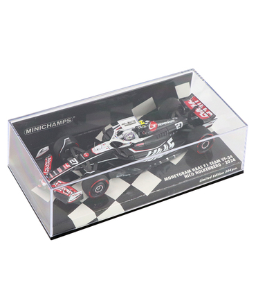 ミニチャンプス 1/43スケール マネーグラム ハース F1 チーム VF-24 ニコ・ヒュルケンベルグ 2024年 /24f1m