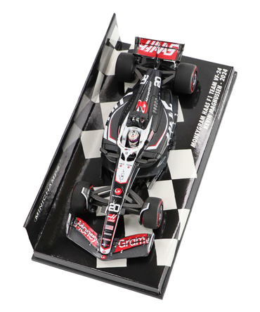 ミニチャンプス 1/43スケール マネーグラム ハース F1 チーム VF-24 ケビン・マグヌッセン 2024年 /24f1m