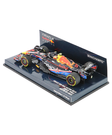 ミニチャンプス 1/43スケール オラクル レッドブル レーシング ホンダ RB19 セルジオ・ペレス 2023年 オースティンGP