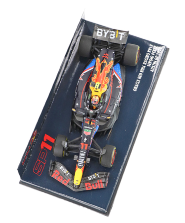 ミニチャンプス 1/43スケール オラクル レッドブル レーシング ホンダ RB19 セルジオ・ペレス 2023年 オースティンGP