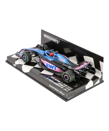 ミニチャンプス 1/43スケール BWT アルピーヌ F1 チーム A523 エステバン・オコン 2023年 モナコGP 3位入賞