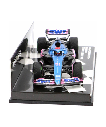 ミニチャンプス 1/43スケール BWT アルピーヌ F1 チーム A523 エステバン・オコン 2023年 モナコGP 3位入賞