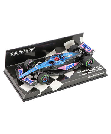 ミニチャンプス 1/43スケール BWT アルピーヌ F1 チーム A523 エステバン・オコン 2023年 モナコGP 3位入賞