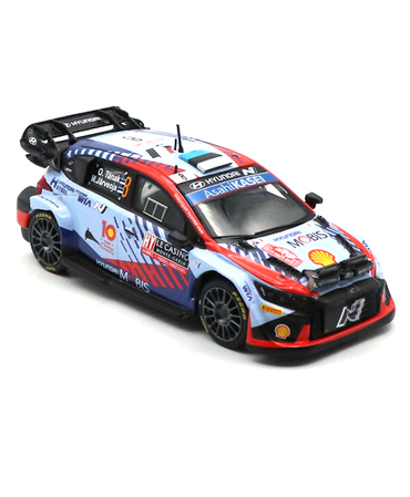 イクソ 1/43スケール ヒョンデ i20 n Rally1 NO.8 O.Tanak / M.Jarveoj 2024年 モンテカルロラリー