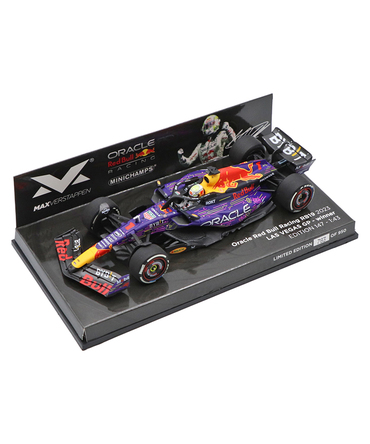 フェルスタッペン 別注 ミニチャンプス 1/43スケール オラクル レッドブル レーシング ホンダ RB19 マックス・フェルスタッペン 2023年 ラスベガスGP 優勝 /ARB/23f1m