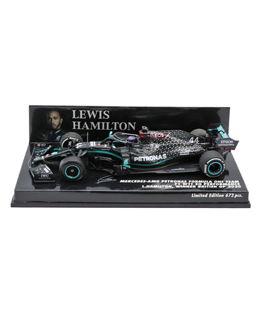 ミニチャンプス 1/43スケール メルセデス AMG ペトロナス F1 W11 E パフォーマンス ルイス・ハミルトン 2020年 イギリスGP 優勝