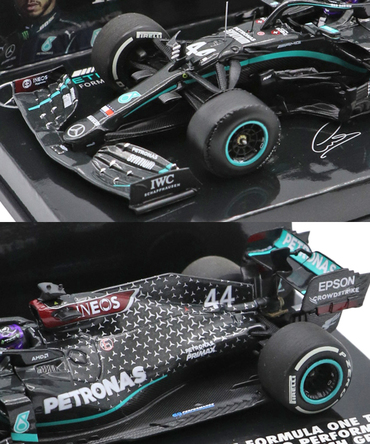 ミニチャンプス 1/43スケール メルセデス AMG ペトロナス F1 W11 E パフォーマンス ルイス・ハミルトン 2020年 イギリスGP 優勝