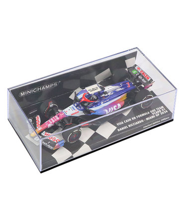 ミニチャンプス 1/43スケール VISA CASH APP RB F1 ホンダ VCARB 01 ダニエル・リカルド 2024年 マイアミGP /24f1m