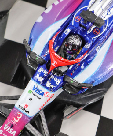 ミニチャンプス 1/43スケール VISA CASH APP RB F1 ホンダ VCARB 01 ダニエル・リカルド 2024年 マイアミGP /24f1m