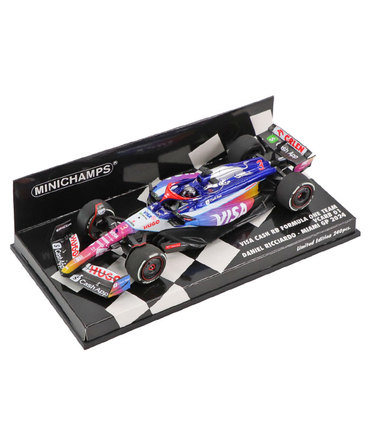 ミニチャンプス 1/43スケール VISA CASH APP RB F1 ホンダ VCARB 01 ダニエル・リカルド 2024年 マイアミGP /24f1m