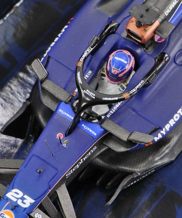 ミニチャンプス 1/43スケール ウィリアムズ レーシング FW46 アレクサンダー・アルボン 2024年 バーレーンGP /24f1m