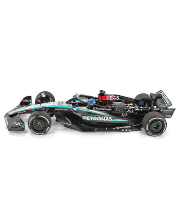 ミニチャンプス 1/18スケール メルセデス AMG ペトロナス F1 W15 E パフォーマンス ジョージ・ラッセル 2024年 オーストリアGP 優勝 /24f1m