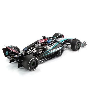 ミニチャンプス 1/18スケール メルセデス AMG ペトロナス F1 W15 E パフォーマンス ジョージ・ラッセル 2024年 オーストリアGP 優勝 /24f1m