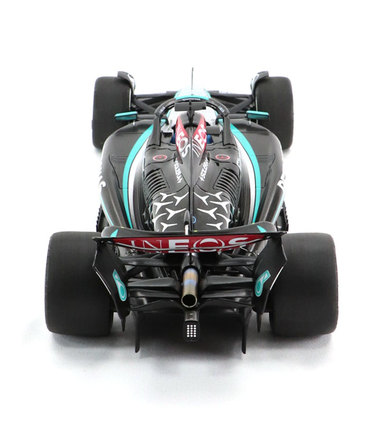 ミニチャンプス 1/18スケール メルセデス AMG ペトロナス F1 W15 E パフォーマンス ジョージ・ラッセル 2024年 オーストリアGP 優勝 /24f1m