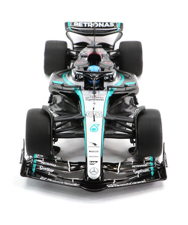 ミニチャンプス 1/18スケール メルセデス AMG ペトロナス F1 W15 E パフォーマンス ジョージ・ラッセル 2024年 /24f1m