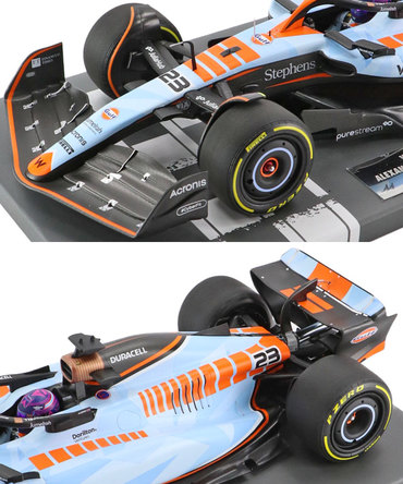 ミニチャンプス 1/18スケール ウィリアムズ レーシング FW45 アレクサンダー・アルボン 2023年 シンガポールGP