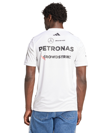 メルセデス AMG ペトロナス F1 チーム ドライバー Tシャツ ホワイト 2025 /アディダス/TM-W