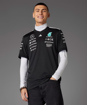 メルセデス AMG ペトロナス F1 チーム ドライバー Tシャツ ブラック 2025 /アディダス/TM-W