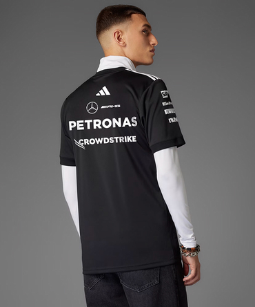 メルセデス AMG ペトロナス F1 チーム ドライバー Tシャツ ブラック 2025 /アディダス/TM-W